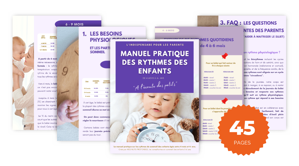 Aperçu du Manuel pratique des rythmes des enfants et de ses fiches