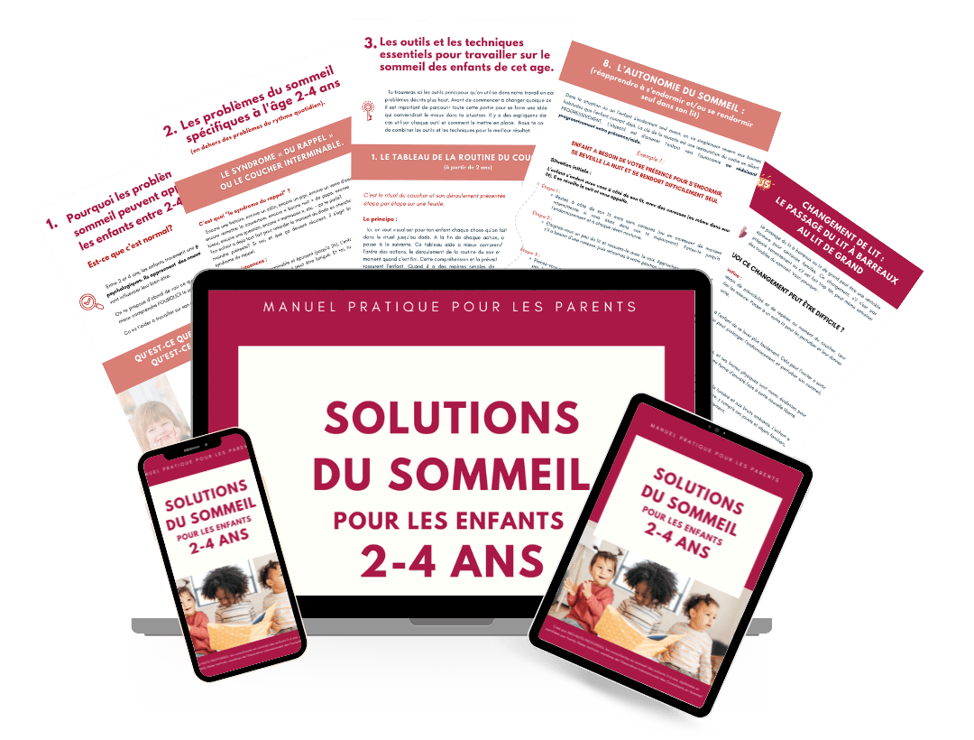 Aperçu du manuel Solutions du sommeil pour les enfants de 2 à 4 ans et de ses fiches pratiques